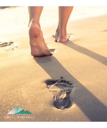 5 Piece Professional Pedicure Set for Softening and Removing Callused Skin Naturally - Includes Surgical Steel Tools and Tea Tree Epsom Salt Foot Soak - Buy Online on GoSupps.com