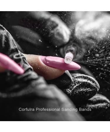 210pcs Nail Drill Bits Sanding Bands Set with Rainbow Mandrel Bit | Coarse Fine Grits #80#150#240 | Electric Nail Drill Accessories in Blue-purple-red - Buy Online on GoSupps.com