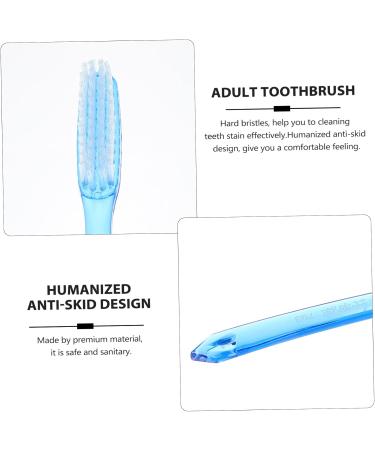Buy TOVINANNA 12 Pieces Hard Bristle Toothbrush Set for Adults - Premium Cleaning Tool - International Shipping Available - Buy Online on GoSupps.com