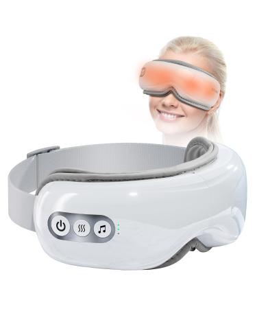 arboleaf Eye Massager with Heat Heated Eye Massager for Migraines with Compression and Music Wireless Eye Mask Massager with Heat 5 Modes Portable Massaging Eye mask for Relieve Eye Strain