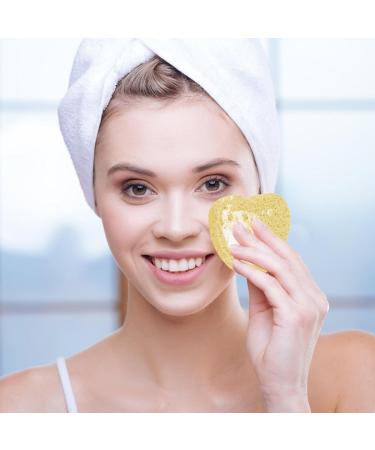 Heart Shape Facial Sponges Easy to Use Natural Cosmetic Spa Sponges Natural Heart Makeup Sponges Convenient Heart Sponge Applicators Long-Lasting Heart Cosmetic Pads for Makeup Remover - Buy Online on GoSupps.com