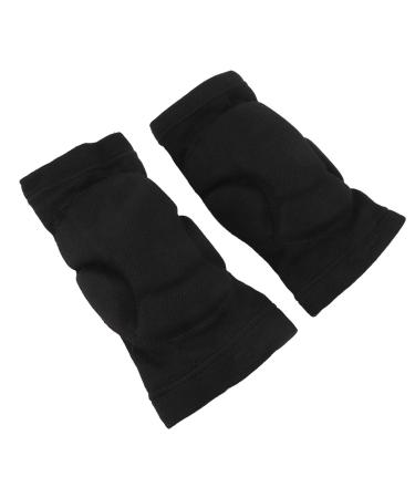 Protective Knee Pads Breathable PU Collision Avoidance 1 Pair Thick Sponge Sports Knee Guards for Dancing (M for Size 11 12 13)