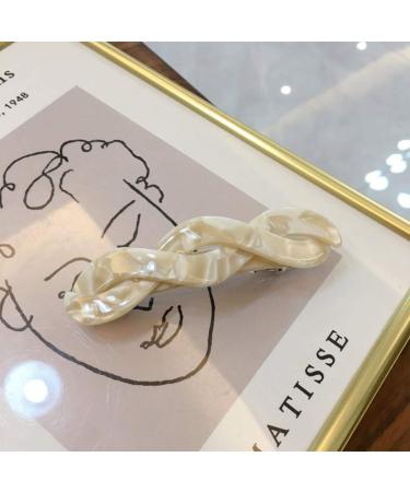 Brinie Tortoiseshell Geometric Hair Barrettes Clips Pins for Women and Girls - Pack of 3 - Buy Online on GoSupps.com