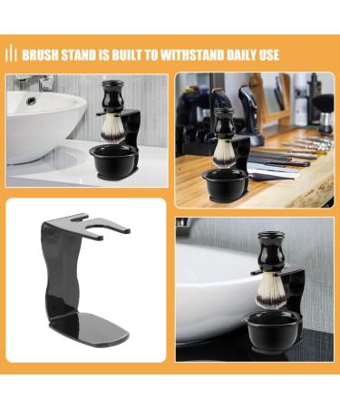 Nolitoy 2-Piece Plastic Razor and Brush Stand Set | Safety Razor Holder for Men | Perfect Gift for Husband Father or Friend - Buy Online on GoSupps.com