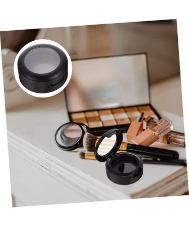 Housoutil 40 Pcs Empty Eye Shadow Box Travel Accessories Travel Lotion Jars Eyeshadow Holder Round Highlighter 4x3.8cmx5pcs Blackx5pcs - Buy Online on GoSupps.com