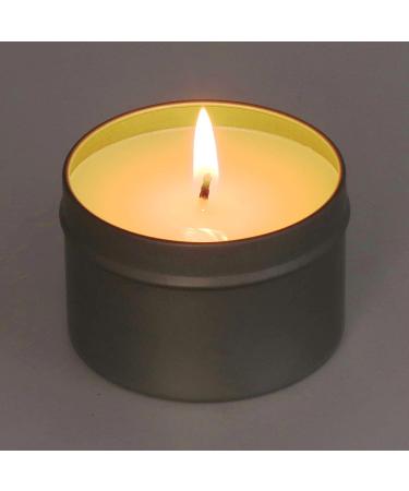 Emergency Candle 24 Hours Waterproof Beeswax Camping Candle with Floral & Honey Scents - Slow Burn Candle for Outdoor Survival, Camping, Hiking - Silver - Buy Online on GoSupps.com