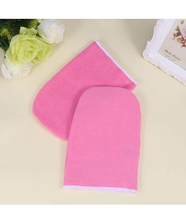 Beavorty 2 Pairs Paraffin Wax Gloves Bath Treatment Mitt Insulated Gloves Hand Spa Cover Hand Treatment Mitts Cotton Gloves Pink Care - Buy Online on GoSupps.com