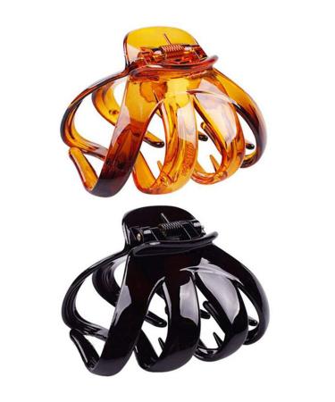 Fodattm set of 2 women hard plastic octopus hair clips hair clips spiders hair clips hair clip hairspong
