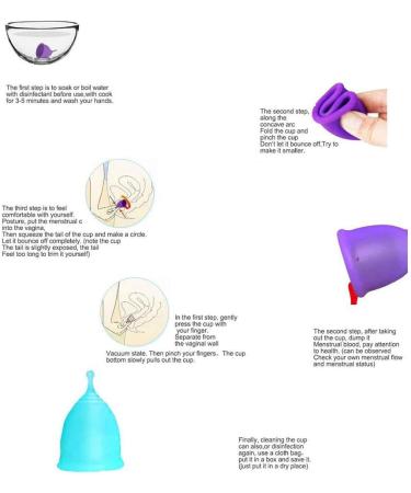 Shop Soft & Flexible Menstrual Cup | Reusable Medical Silicone Moon Cup Small Purple - Buy Online on GoSupps.com