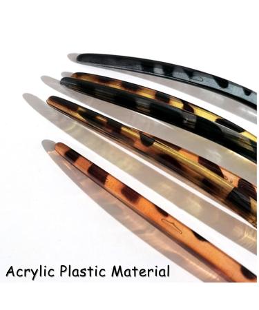5PCS U Shape Hair Pins | French & Plastic Hair Pins for Women | Stylish & Durable Hair Accessories for International Shipping - Buy Online on GoSupps.com