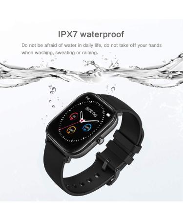 Fitness Tracker with Blood Pressure, Heart Rate, and Oxygen Monitor - Sleep & Activity Pedometer for Men and Women in Black - Buy Online on GoSupps.com