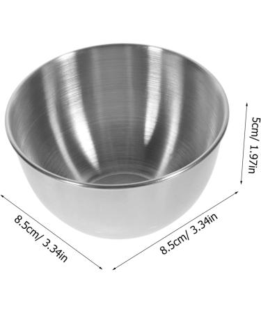 ABOOFAN 30 Pcs Stainless Steel Saucer Sauce Containers Tomato Sauce Small Bowls Tomato Paste Ketchup I Am Willow Dipping Cups Seasoning Dish Small Container Salad Dressing Travel - Buy Online on GoSupps.com