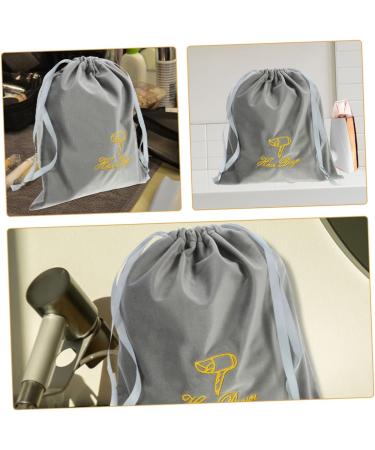 BIUDECO 2pcs Hair Dryer Storage Bag Hair Dryer Bags Drawstring Storage Bags Hair Blower Bag Hair Dryer Organizers Bag Drawstring Bags Hair Blow Dryer Bag Hair Dryer Carrying Bags 30.00X25.00X0.50CM Grey - Buy Online on GoSupps.com