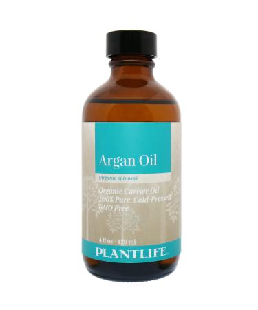 Plantlife Argan Carrier Oil - Cold Pressed Non-GMO and Gluten Free Carrier Oils - for Skin Hair and Personal Care - 4 oz