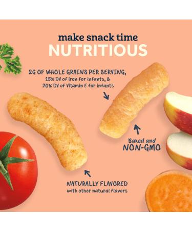 Gerber Snacks for Baby Lil Crunchies Garden Tomato 1.48 Ounce (Pack of 6) - Buy Online on GoSupps.com