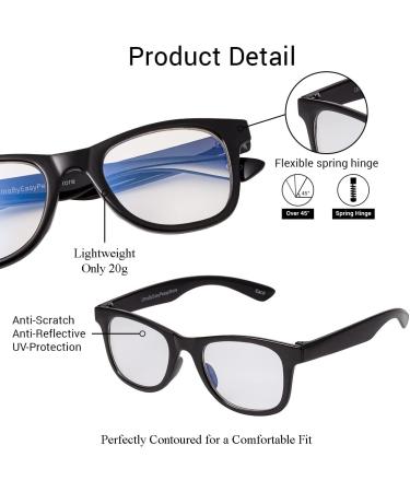 Ultra Blue Light Blocking Glasses for Kids | Anti-Blue Light Gaming and Screen Protection | Ages 3-8 | UV Protection | Classic Black - Buy Online on GoSupps.com
