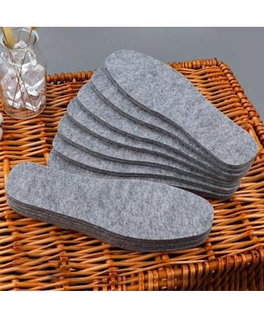 CSCDD 5 Pairs Thermal Wool Felt Insoles - Warm Breathable Skin-Friendly Shoe Pads for Men & Women (Size 42 - Buy Online on GoSupps.com