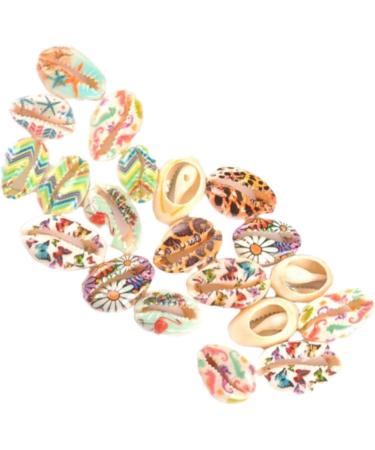 40 Pcs Leopard Earrings for Women Beach Spiral Craft Charms Beads for Bracelets Flower Earrings for 1.9x1.6x1cmx3pcs Colorfulx3pcs - Buy Online on GoSupps.com