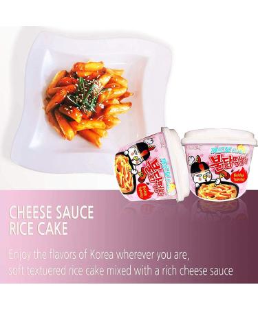 Buy Buldak Tteokbokki 2-Pack - Instant Korean Cheese Rice Cake Snack - Buy Online on GoSupps.com