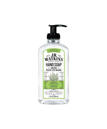 J R Watkins Hand Soap Aloe & Green Tea 11 fl oz (325 ml)