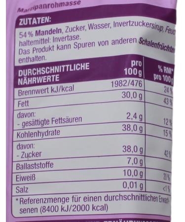 Buy Good & Cheap Fine Marzipan Paste - Pack of 12 (12 x 200g) | Premium Quality for Baking & Crafts - Buy Online on GoSupps.com