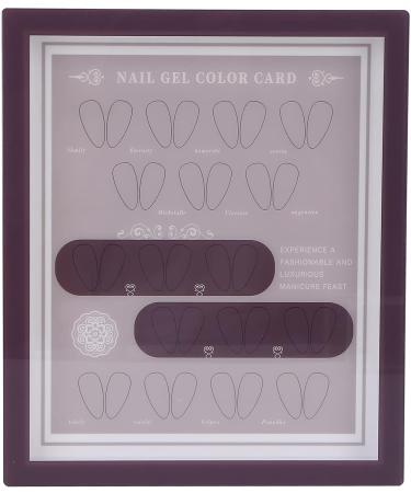 Nail Polish Display Book Nail Tip Display Book Plastic Material for Studio for Home for Life for Shop - Buy Online on GoSupps.com