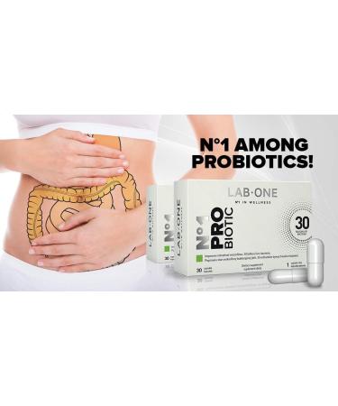LAB ONE N1 ProBiotic + Prebiotic 30 Capsules - Modern SYNBIOTYK - Buy Online on GoSupps.com