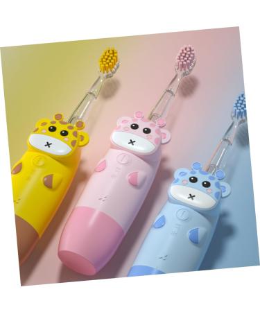 Children's Electric Toothbrush - Sonic Tooth Cleaner for Kids - Pink - 1 Set - Buy Online on GoSupps.com