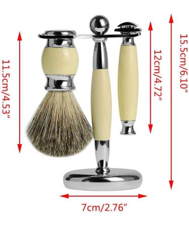 BUIDI Men s Manual Shaving Set | Beard Cleaning Brush Razor & Grooming Tools | Perfect Grooming Kit for Men - Buy Online on GoSupps.com