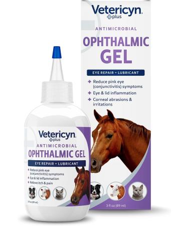 Vetericyn Plus Ophthalmic Eye Gel for Dogs, Cats, Horses & More - 3 oz - Relieves Eye Irritations - Buy Online on GoSupps.com
