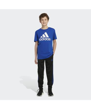 adidas Boys' Iconic Tricot Jogger Pants - Large Black/Collegiate Royal - Buy Online on GoSupps.com