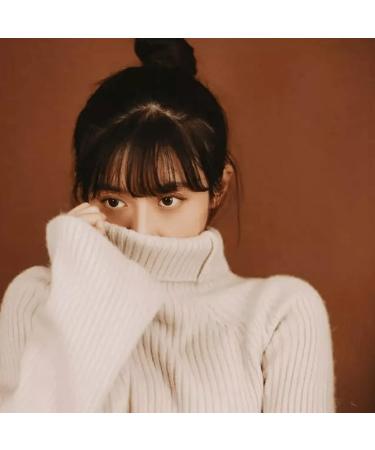 PMELCXD Pony Hairpiece | Real Hair Clip-In Fringe Extensions | 100% Human Hair | Dark Brown #6 | 5.5 (14cm) | 9g - Buy Online on GoSupps.com