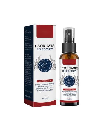 LMDO Psoriasis Relief Spray Eczema Therapy Spray Psoriasis Soothing Spray Relieve Itching and Repair Skin (1Pc)
