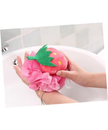FRCOLOR 3pcs Cute Shower Ball Set - Exfoliating Loofah Mesh Bath Puffs for Soft Skin - Cartoon Design Back Scrubber & Bath Accessories - Buy Online on GoSupps.com