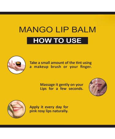 PRZX Mango Lip Balm Pack of 2 Nourishing & Moisturizing Lip Care for Dry Lips Smooth & Soft Finish Suitable for Men & Women 15g Each - Buy Online on GoSupps.com