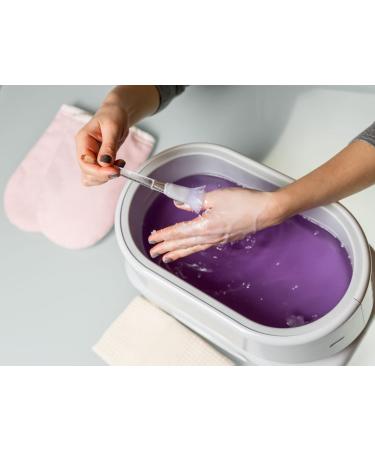 RELMoS Paraffin Wax Mitts - 1 Pair, Terry Cotton Gloves for Heat Therapy Spa Treatment in Black - Buy Online on GoSupps.com