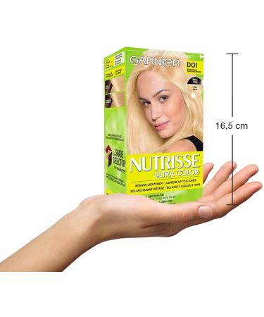 Garnier Nutrisse Ultra Color Permanent Hair Colour Intense Bleach Cream DO1 Nourished Hair Enriched With Avocado Oil 1 Application BLEACH Do1 Intense Bleach - Buy Online on GoSupps.com