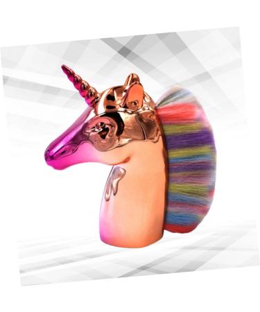 minkissy Makeup Foundation Brush 1pc Foundation Makeup Women s Suits Foundation Brush Brush for Powder Foundation Ladies Suits Unicorn Makeup Women's The Face Brush 9x8cm Golden handle color - Buy Online on GoSupps.com