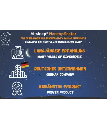 Hi-Sleep 30 Premium Nose Plaster Nasal Stripes - Stop Snoring Breathe Better Sleep Calmly | Effective Snoring Solution for Better Sleep - Buy Online on GoSupps.com