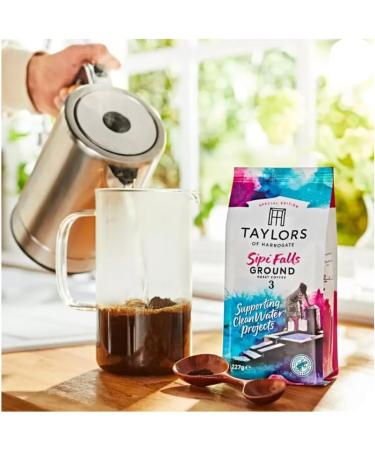 Taylors of Harrogate Special Edition Sipi Falls Ground Roast Coffee - 3 x 227g 681.00 g (Pack of 1) - Buy Online on GoSupps.com