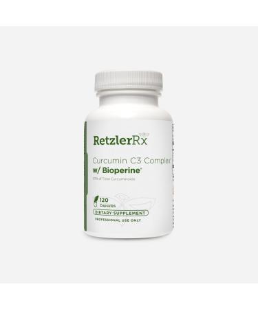 Curcumin C3 Complex with BioPerine - Ultra HIGH Potency - 120 ea. - Each 500 mg Capsule Features a Turmeric Extract standardized to Curcuminoids - Trademarked and Patented