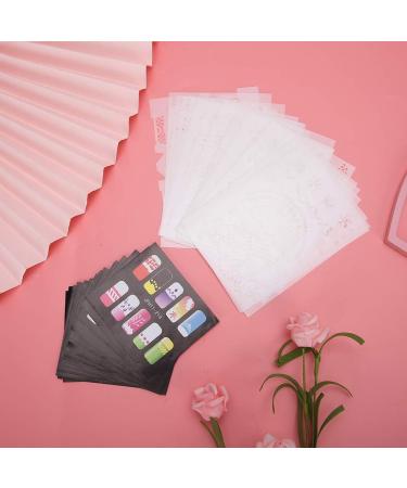 Nail Stencils 20pcs Colour PET Nail Art Printing Template Nail Art Sticker Manicure Decor for Household Nail Salon - Buy Online on GoSupps.com