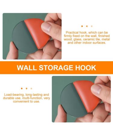 STOBAZA 12 Pcs No Punching Sticky Hook Wall-Mounted Towel Rack 5.3X5.3X2CMx3pcs As Shownx3pcs - Buy Online on GoSupps.com