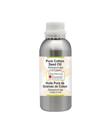 Greenwood essential natural cotton seed oil (gossypium spp.) Natural pure therapeutic quality cold -pressed 1250ml (42 oz) pure cotton seed oil 1250ml (42 ounce)