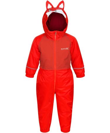 Regatta Kids Mudplay III Waterproof Insulated All-in-One Suit 12-18M, Nautical Blue Dinosaur - Buy Online on GoSupps.com