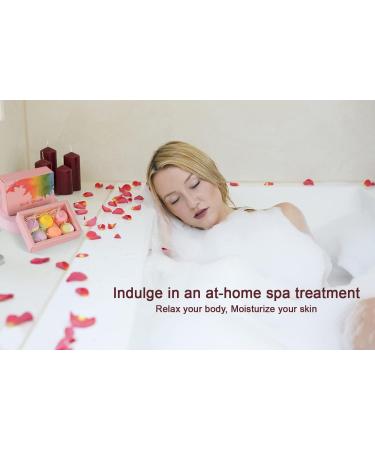 Natural Essential Oil Bath Bombs Gift Set - Moisturizing and Soothing SPA Bubble Bath for Women and Kids - Perfect Mothers Day, Birthday, Valentines, Christmas Gift - 6 Pack - Buy Online on GoSupps.com