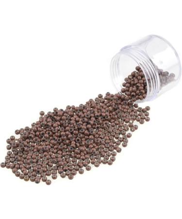 500PCS Nano Rings Silicone Lined 3mm Hair Extension Beads - Light Brown #11 - Buy Online on GoSupps.com