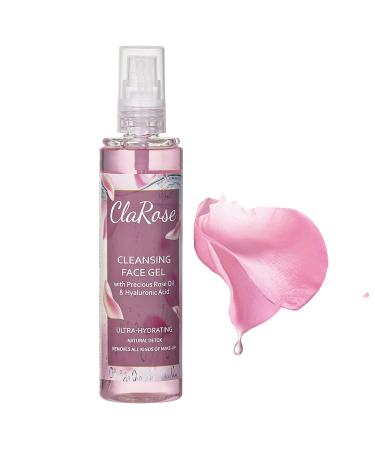 ClaRose ClaRose 2-pack of purifying facial gel certified vegan and enriched with natural rose oil and hyaluronic acid 150 ml