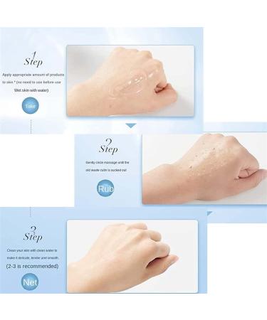 FUSCOTO Rubbing Mud with Bath Sponge - Exfoliating Skin Cleansing Gel for Whitening & Brightening (Aloe) - Buy Online on GoSupps.com