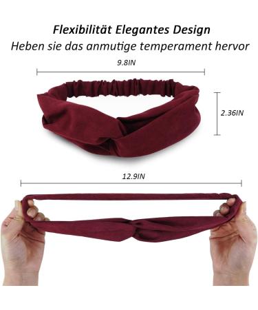 Buy Vintage Women's Hair Ties & Headbands | Elegant Bow Twist Knot Hair Accessories for Sports & Everyday Style - International Shipping Available - Buy Online on GoSupps.com